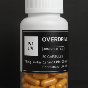 Overdrive 30x40mg (7.5mg levitra, 12.5mg cialis, 20mg viagra)